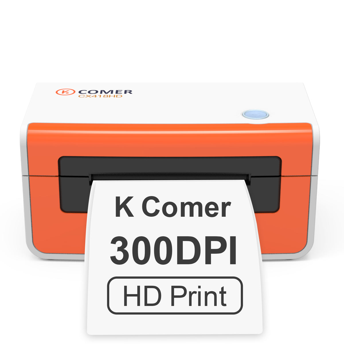 K Comer RX106HD HD Shipping Label Printer outlet w/USB,Adapter